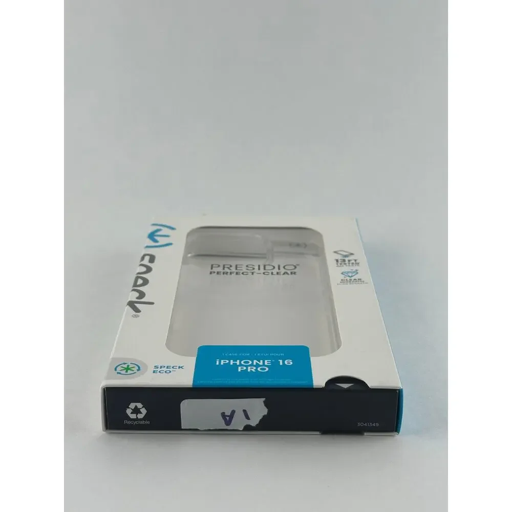 Speck Presidio Perfect-Clear iPhone 16 Pro Case NWT